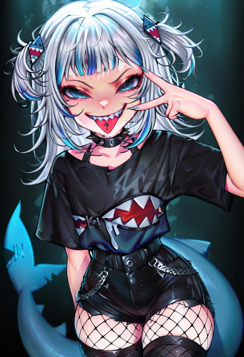 gawr gura,  1girl,  solo by AndroidXL on Tensor.Art