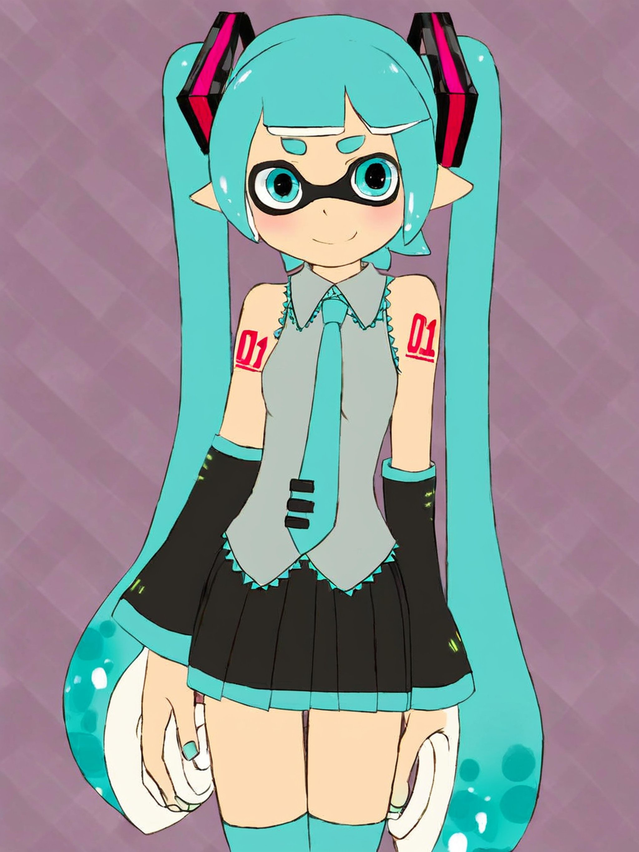 hatsune miku as inkling by AIArstChannel on Tensor.Art