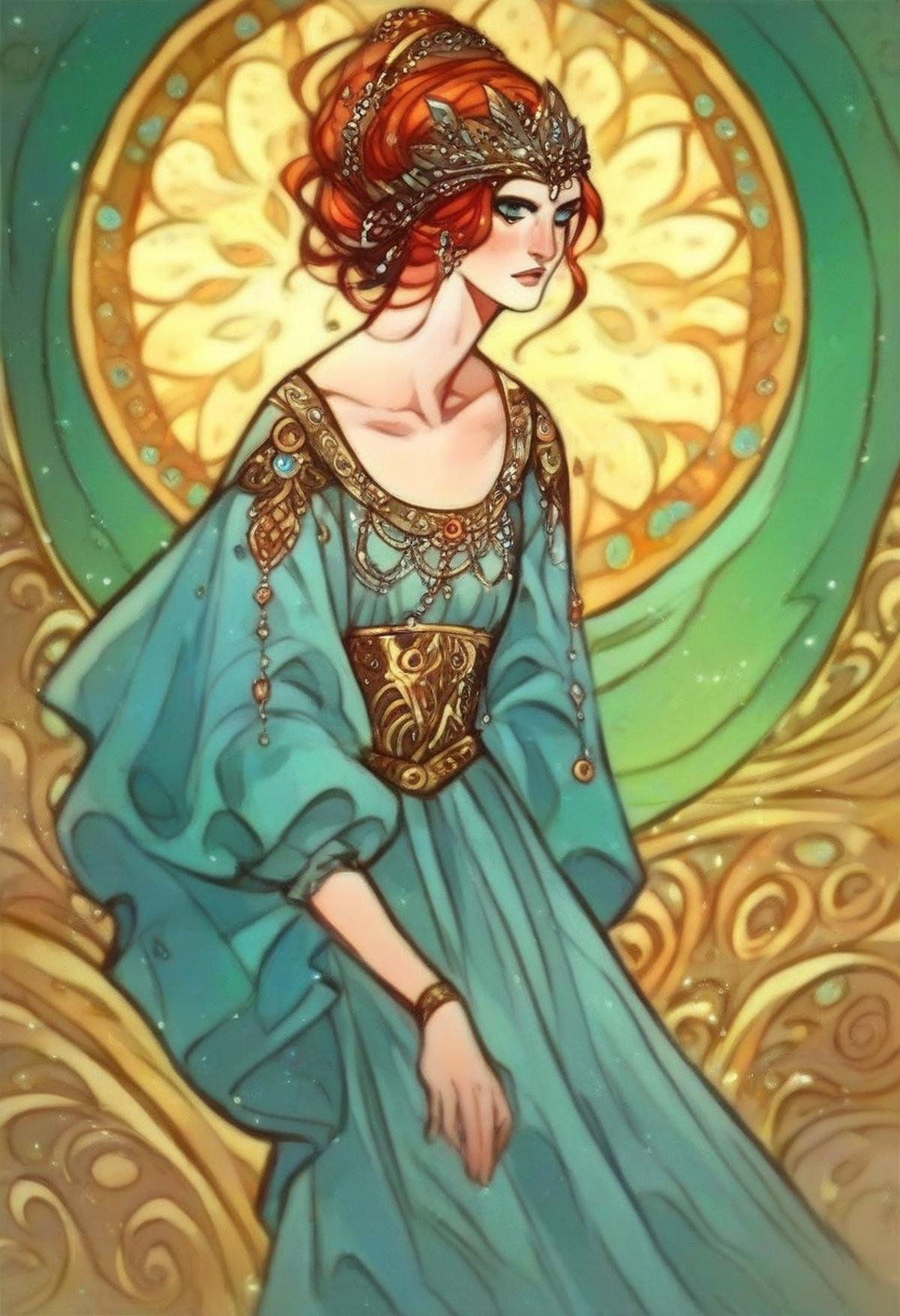 rebecca_style,  fantasy art,  score_9 by Kuritsutian on Tensor.Art