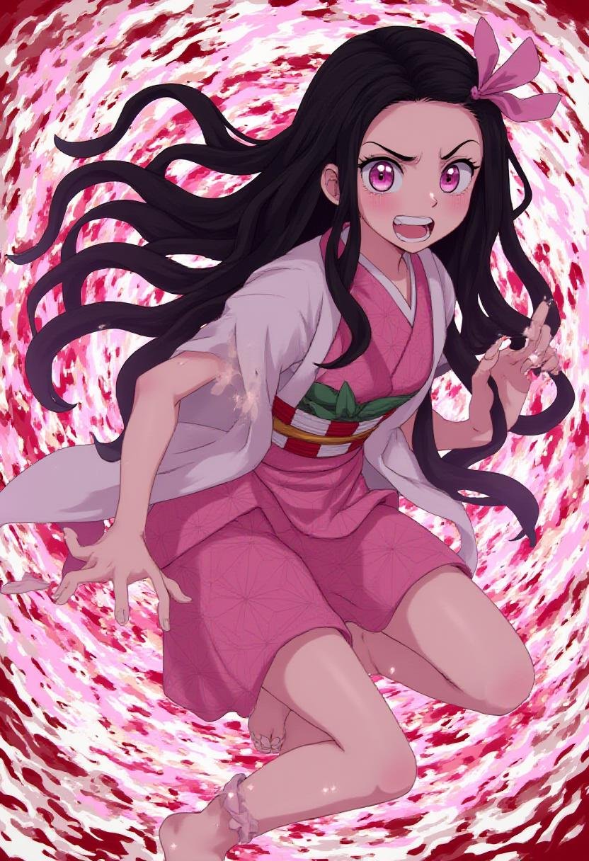 raging nezuko by Kuritsutian on Tensor.Art