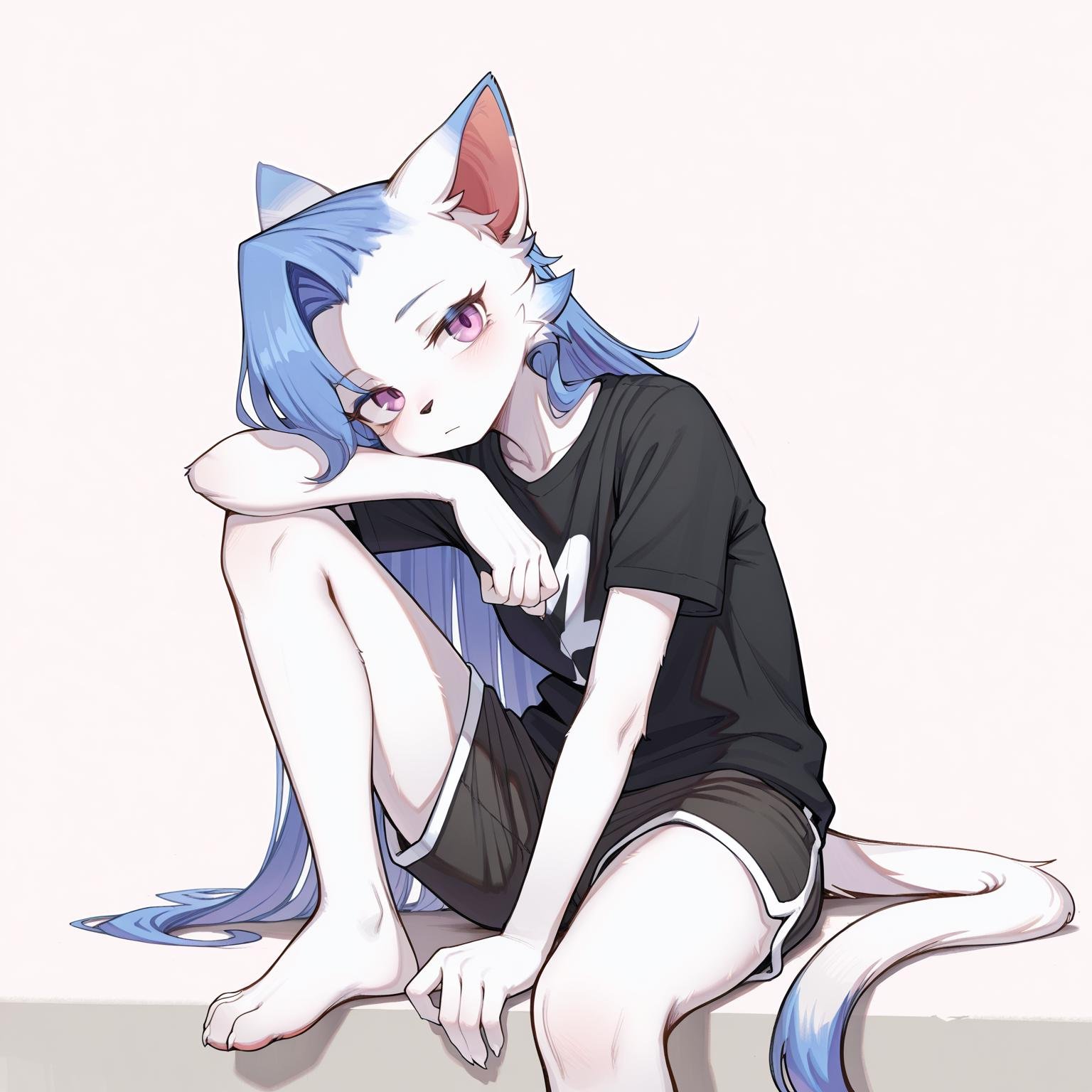 stiria,  furry,  sitting by FauxAndCroe on Tensor.Art