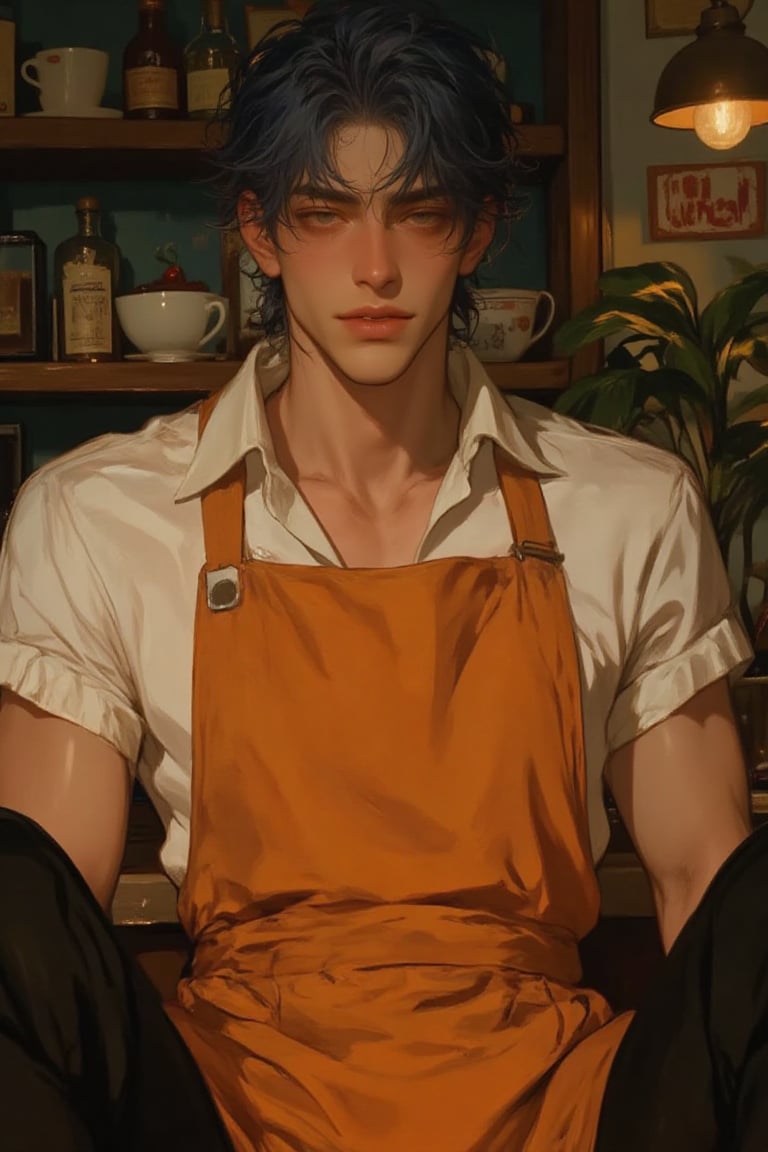 ((Male focus,  solo)),  detailed hair by Sully on Tensor.Art