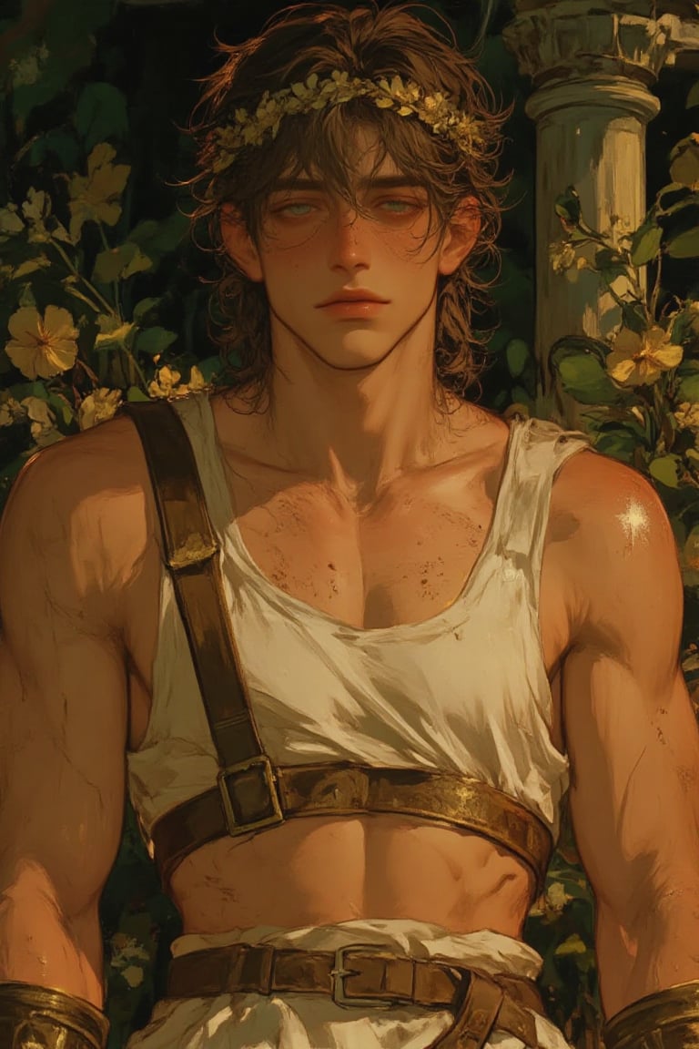 ((Male focus,  solo)),  detailed hair by Sully on Tensor.Art