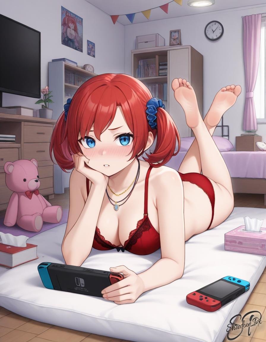 N0k14,  twintails,  red hair by ShadowPx on Tensor.Art