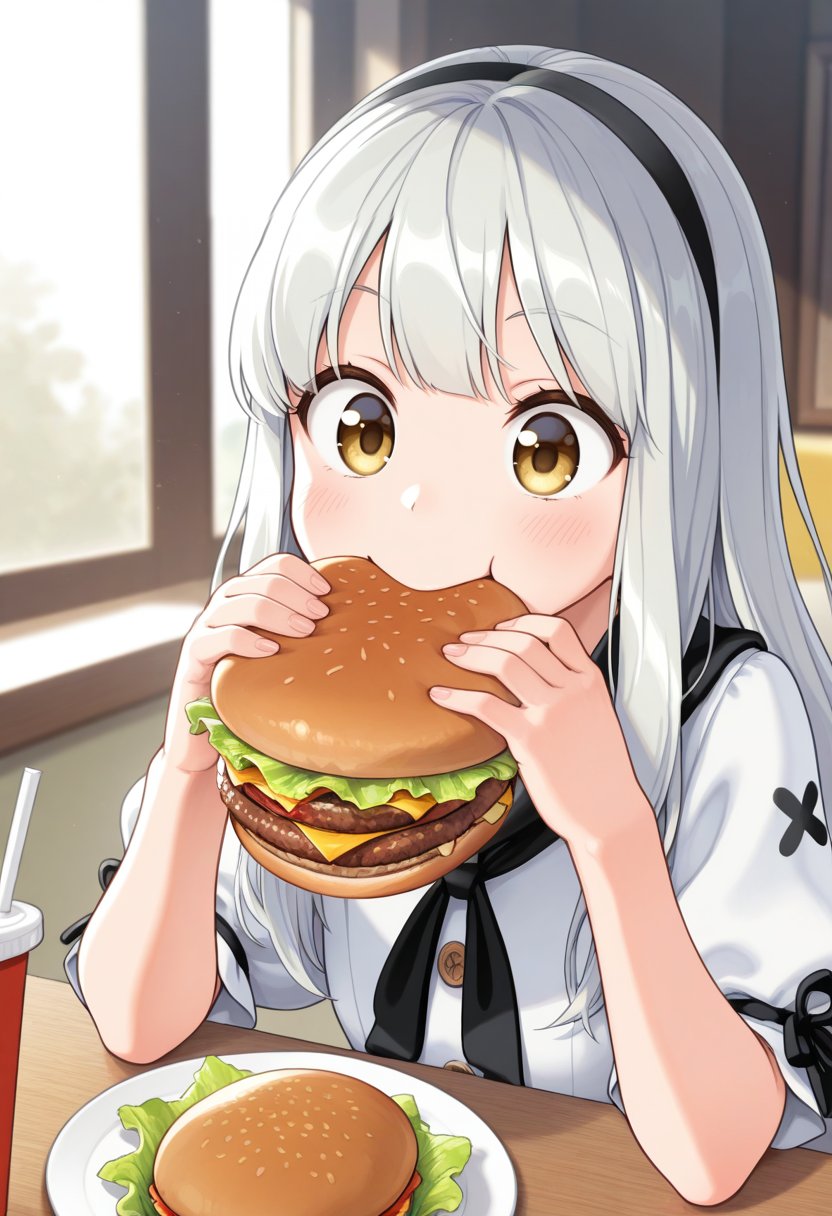 1girl,  len4,  eating by rengeSora478 on Tensor.Art