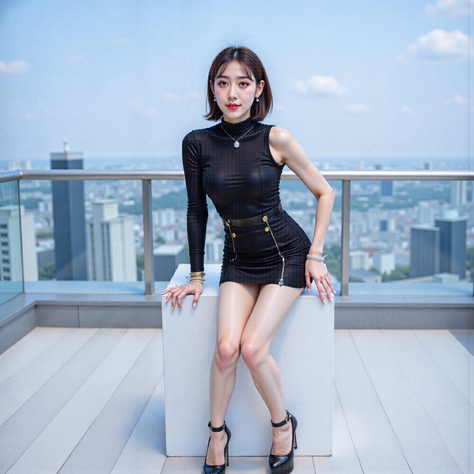 "(Very realistic: 2.0),  (Very detailed: 2.0),  (Model full body: 2.0) by Ai Lover on Tensor.Art