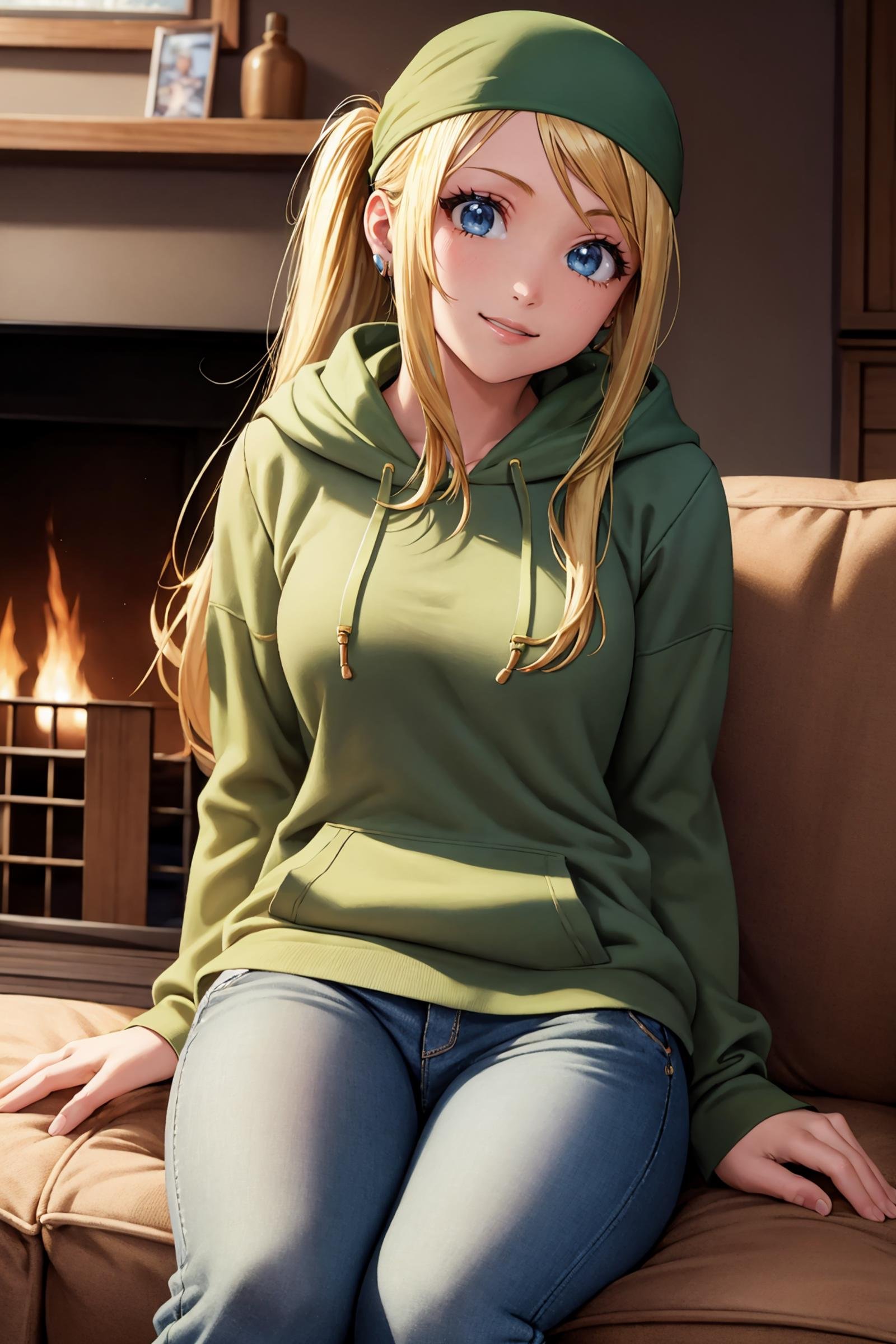 masterpiece,  best quality,  winry rockbell by novowels on Tensor.Art