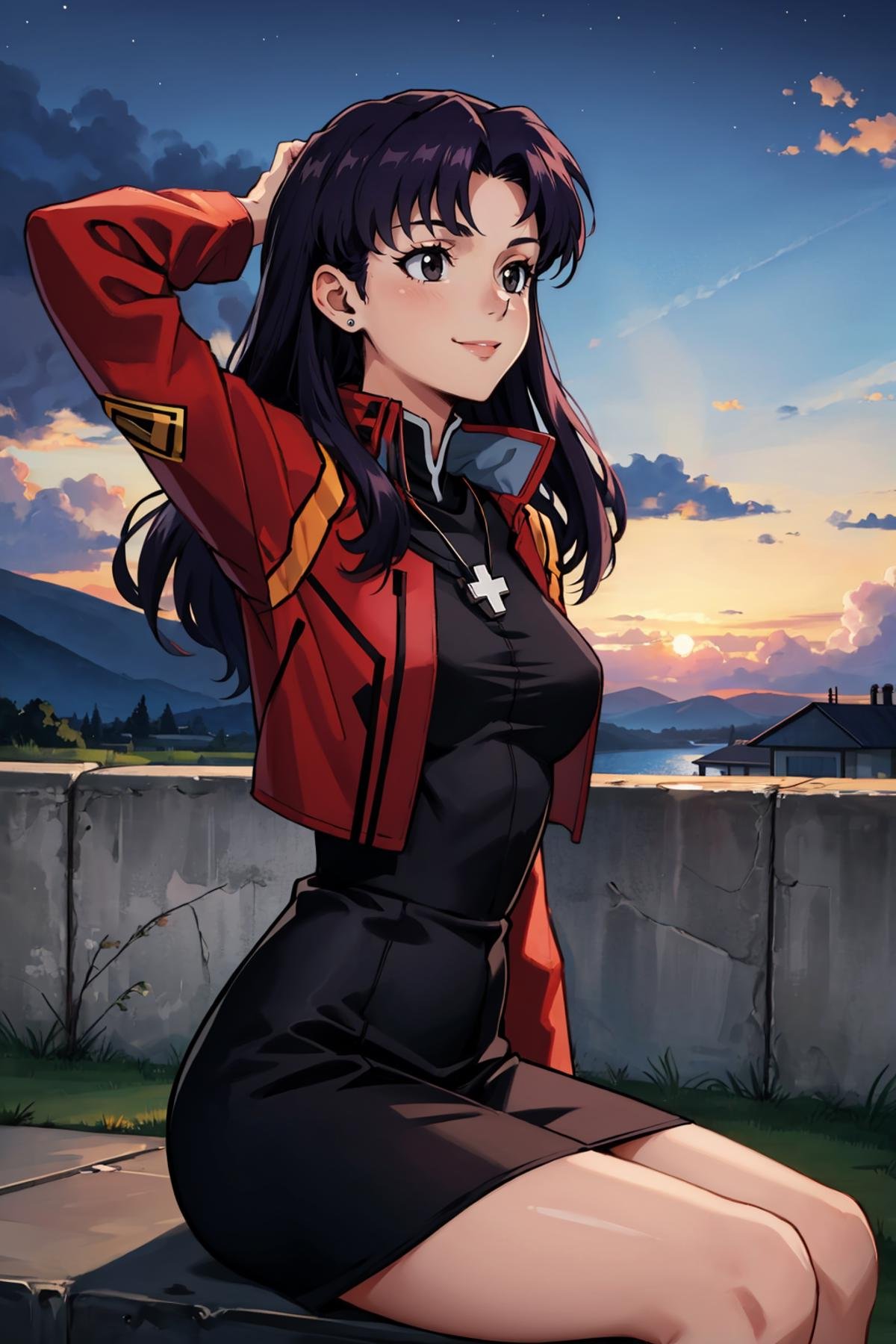 masterpiece,  best quality,  misato by novowels on Tensor.Art