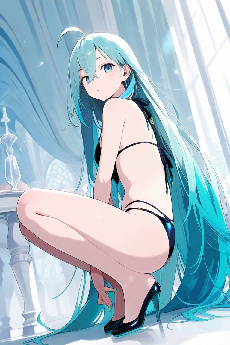 diva_vivi,  ahoge,  bikini by tanaka on Tensor.Art