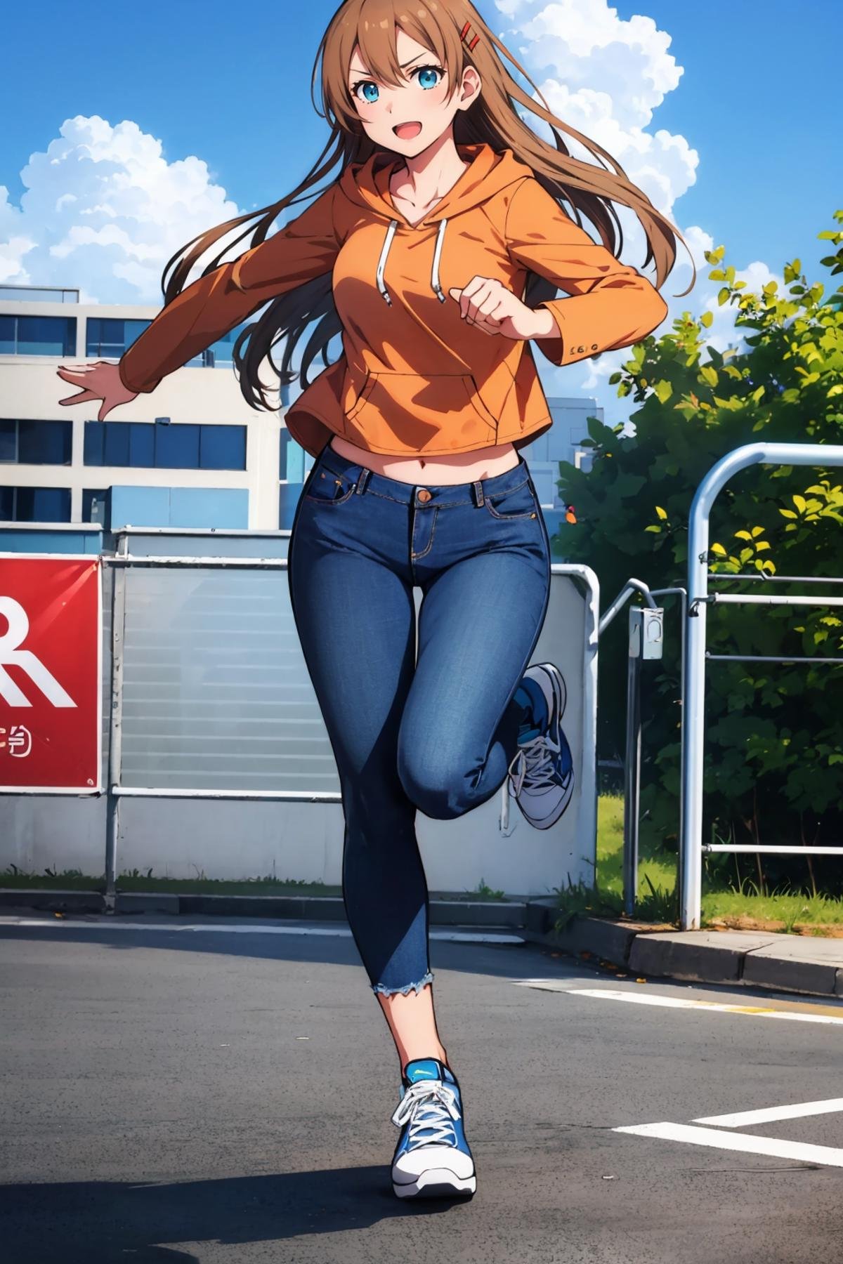 masterpiece,  best quality,  hiiragi asuka by novowels on Tensor.Art