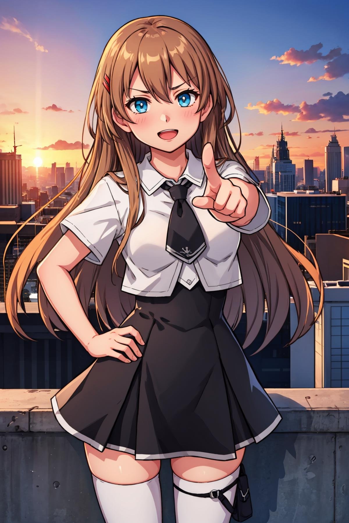 masterpiece,  best quality,  hiiragi asuka by novowels on Tensor.Art