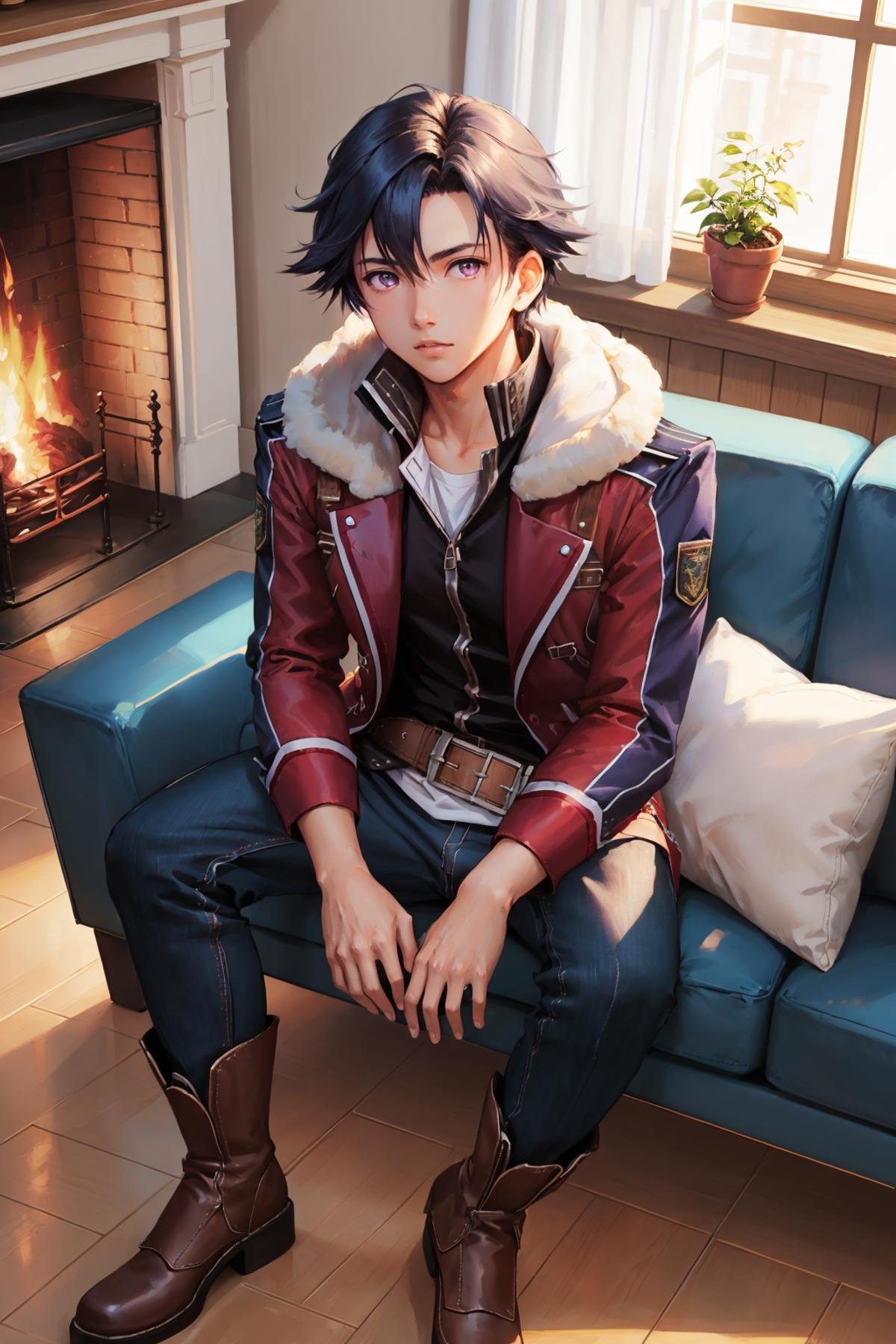 masterpiece,  best quality,  rean schwarzer by novowels on Tensor.Art