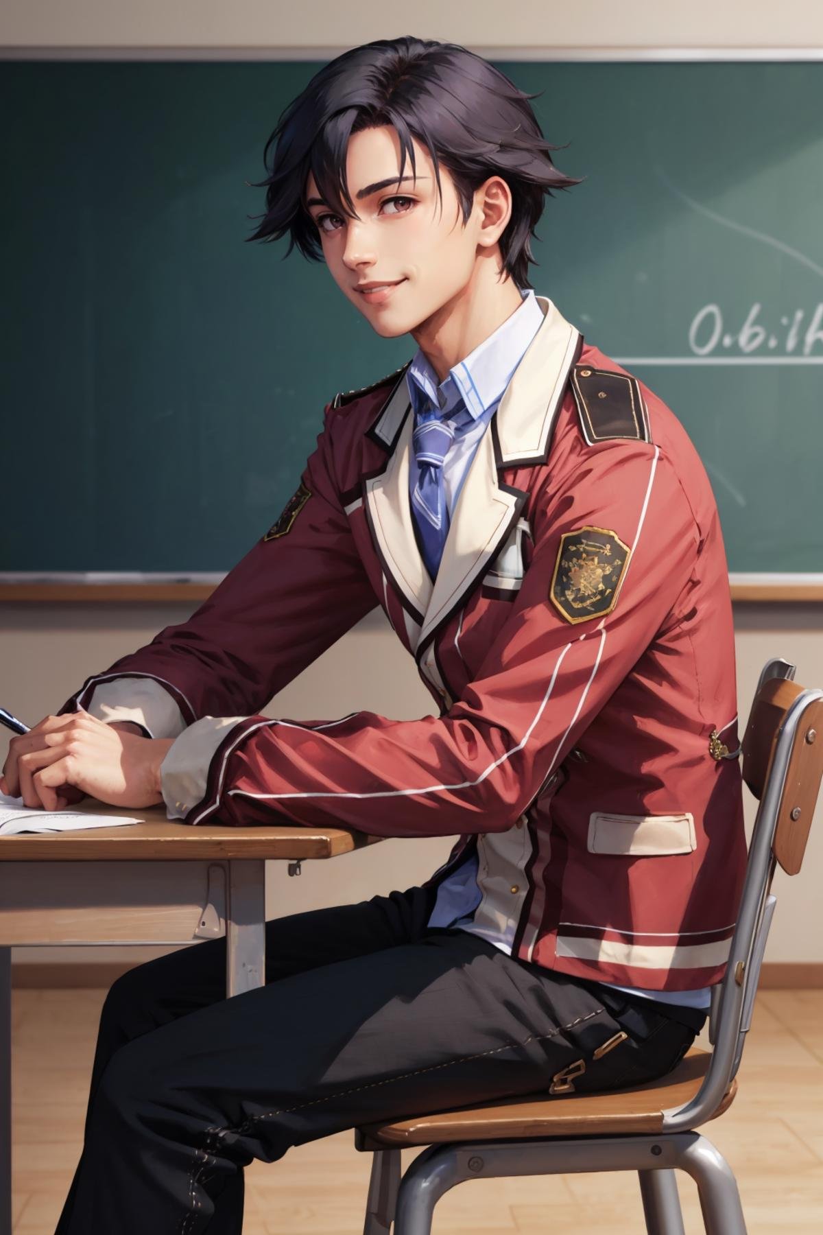 masterpiece,  best quality,  rean schwarzer by novowels on Tensor.Art