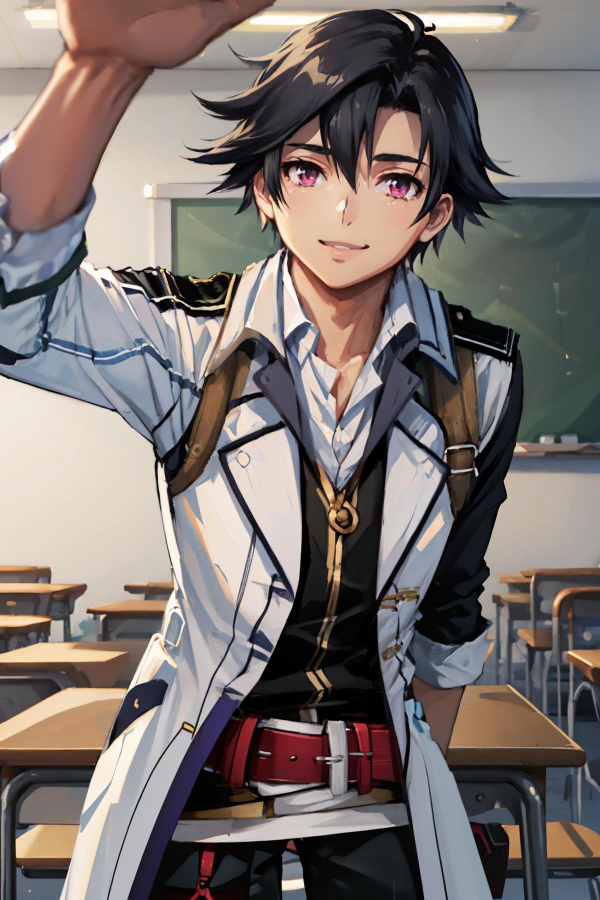 masterpiece,  best quality,  rean schwarzer by novowels on Tensor.Art