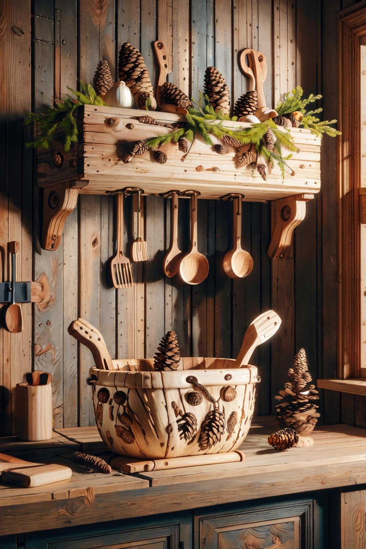 masterpiece,  best quality,  evergreenstyle kitchen by novowels on Tensor.Art