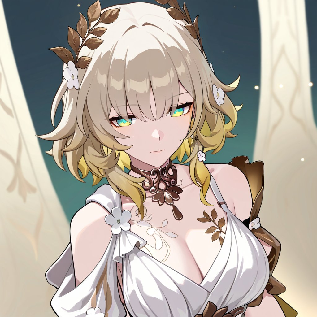 Aglaea (honkai star rail),  brond hair,  medium hair by A1tan on Tensor.Art