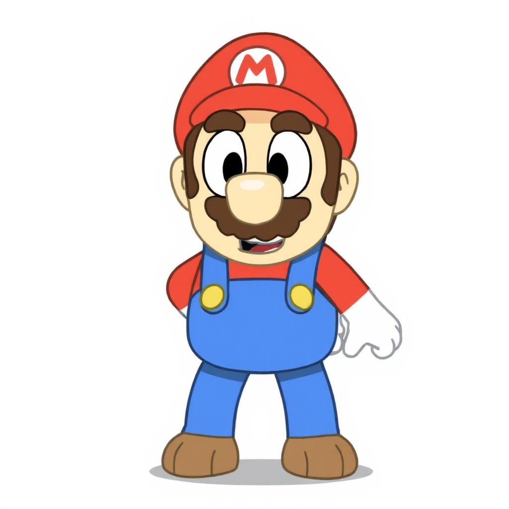 Mario in Bluey style by Touch Night on Tensor.Art