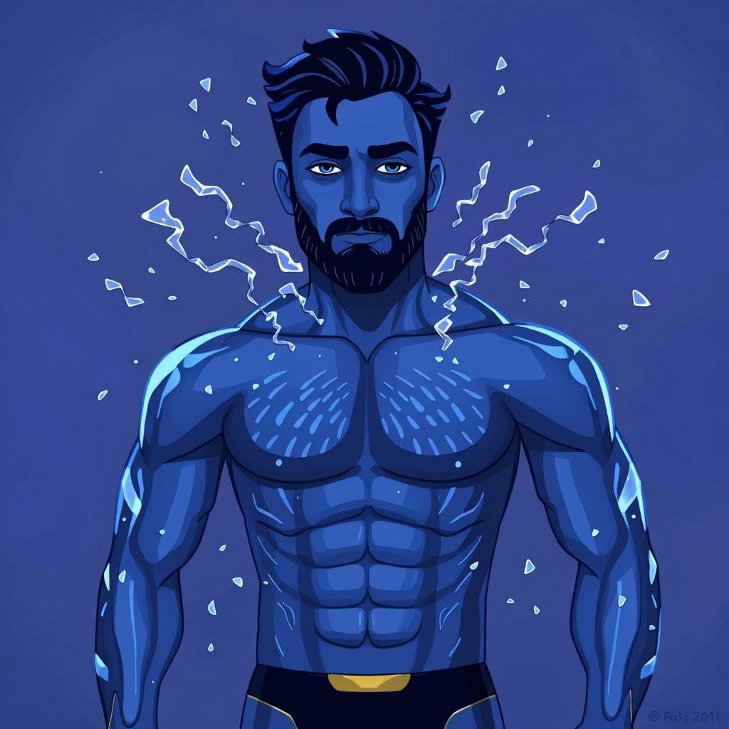 1man in Bluey style by Touch Night on Tensor.Art