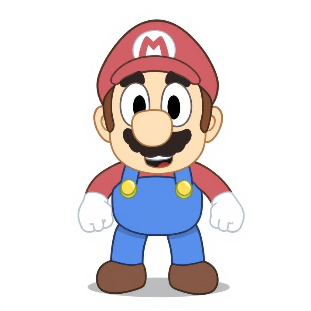 Mario in Bluey style by Touch Night on Tensor.Art