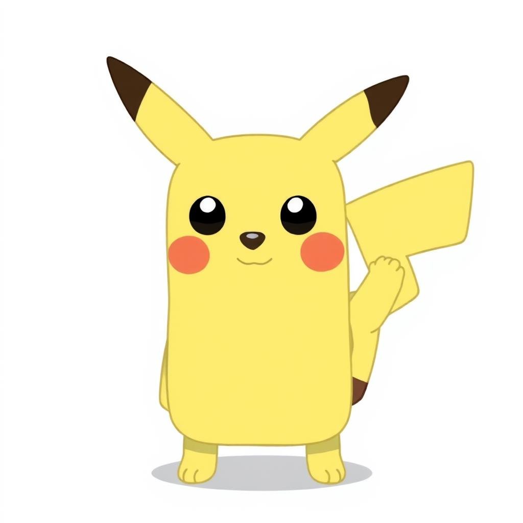Yellow Pikachu in Bluey style by Touch Night on Tensor.Art