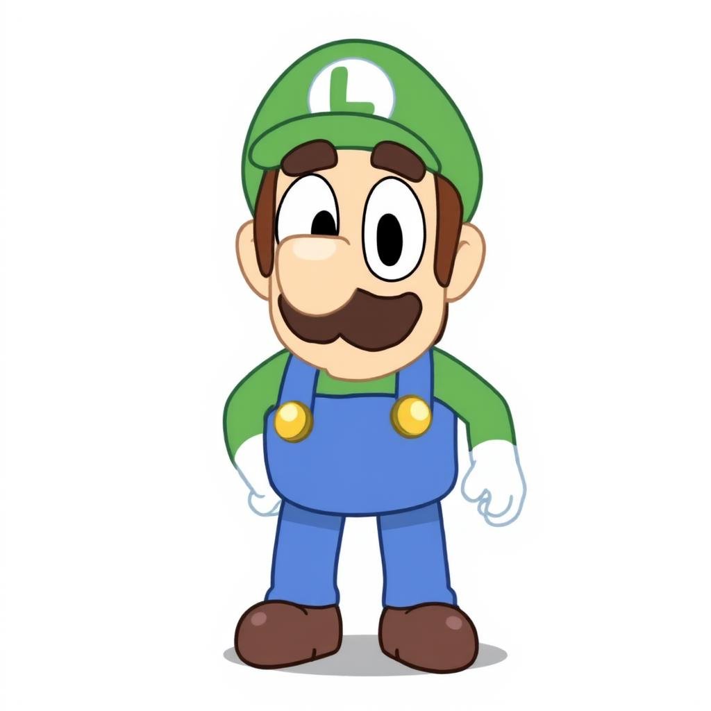 Luigi in Bluey style by Touch Night on Tensor.Art