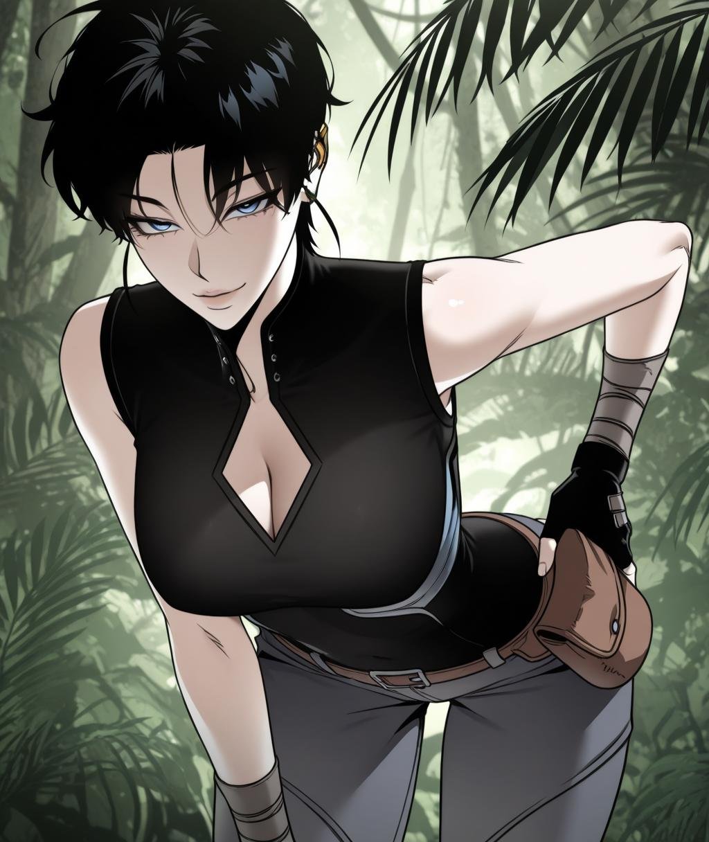 1girl,  kang hans00,  blue eyes by MrZhigga on Tensor.Art