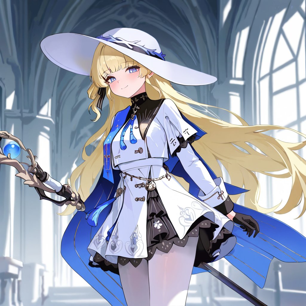 Phoebe (Wuthering Waves),  blonde hair,  long hair by A1tan on Tensor.Art