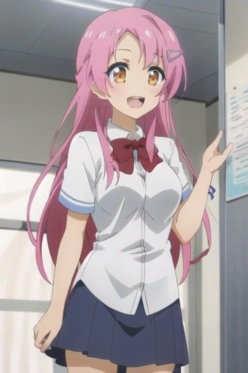 (masterpiece),  akiyama nanako,  pink hair by duongve13112002 on Tensor.Art