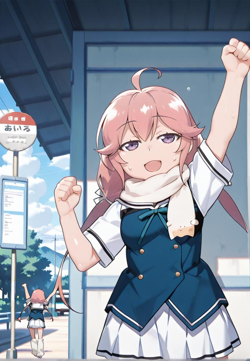 ikoma,  Pink hair,  ahoge by BigGuss  on Tensor.Art