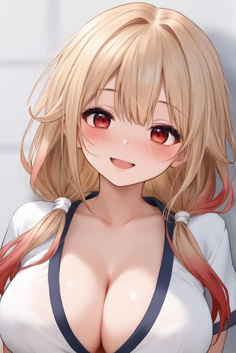 1girl,  focus face,  gradient hair by BigGuss  on Tensor.Art