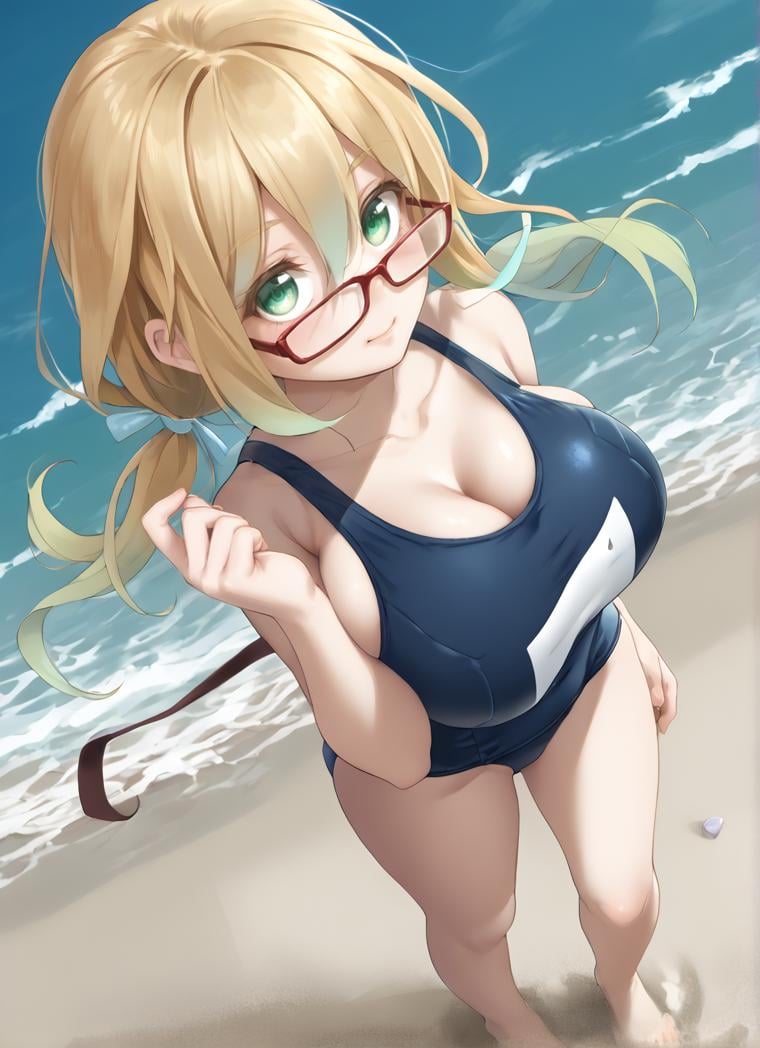 asutoradef,  beach, by BigGuss  on Tensor.Art