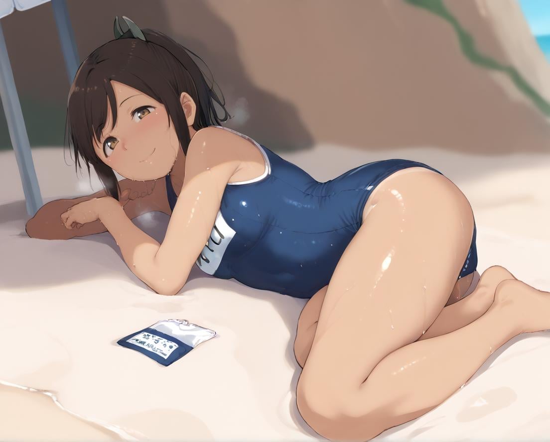 beach,  sweat,  steaming body by BigGuss  on Tensor.Art