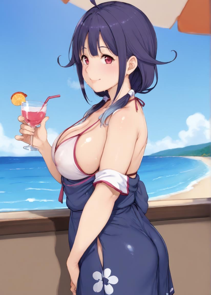 beach,  sweat,  steaming body by BigGuss  on Tensor.Art