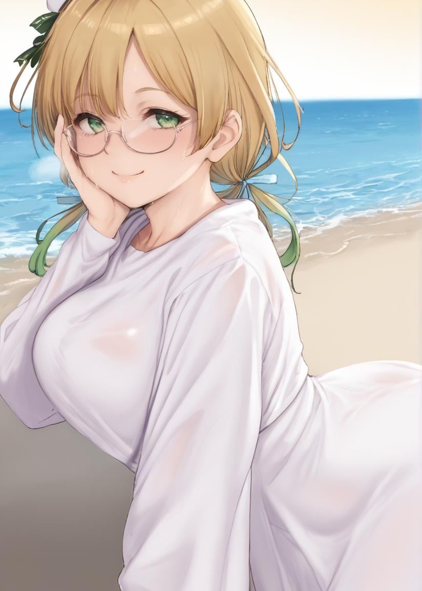 beach,  sweat,  steaming body by BigGuss  on Tensor.Art