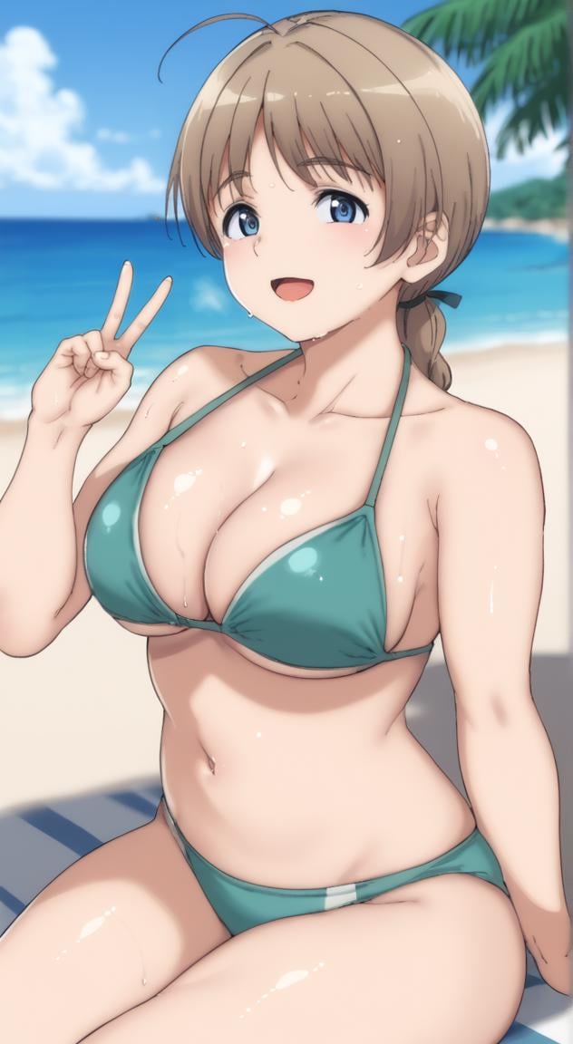 beach,  sweat,  steaming body by BigGuss  on Tensor.Art