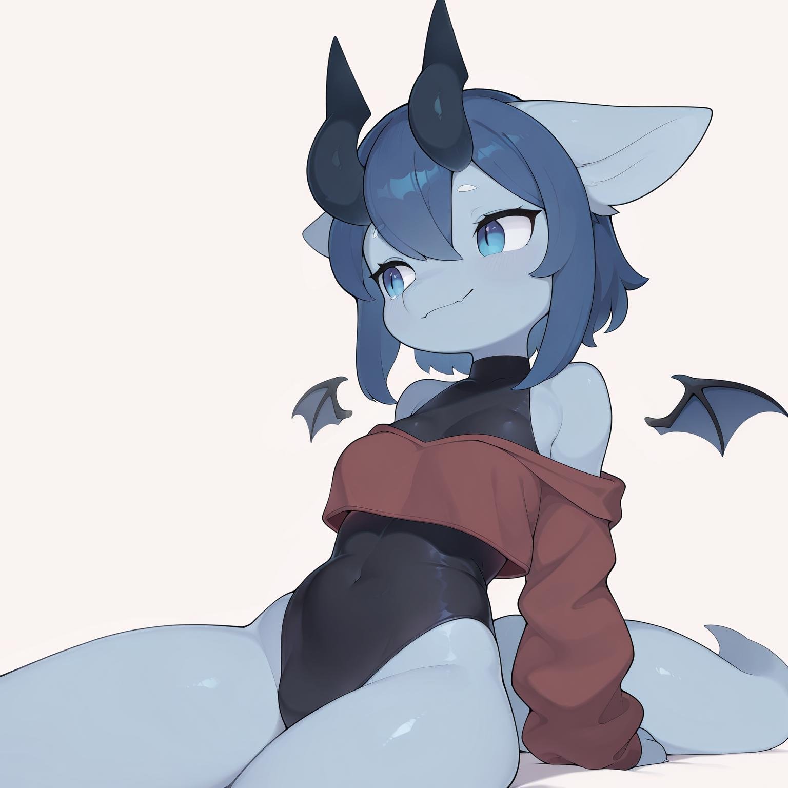 liteee,  horns,  wings by FauxAndCroe on Tensor.Art