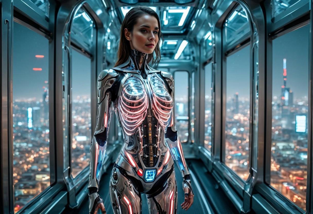 FULL BODY SHOT,  extremely detailed,  FO A BEAUTIFUL FEMALE ANDROID by XLAB_STUDIO on Tensor.Art