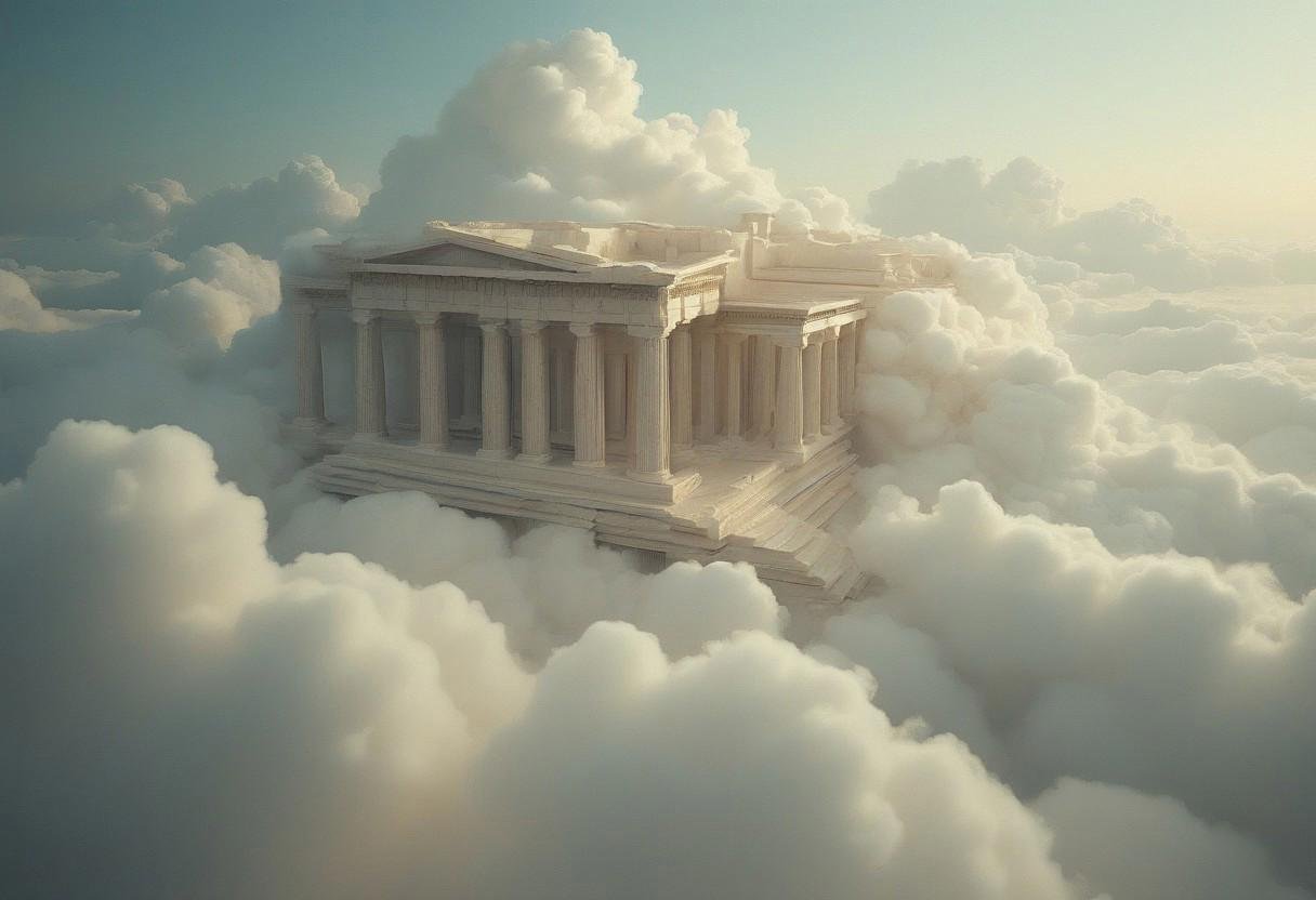the most realistic,  photorealistic photo ever taken [ in the clouds,  a dream world shifting landscapes by XLAB_STUDIO on...