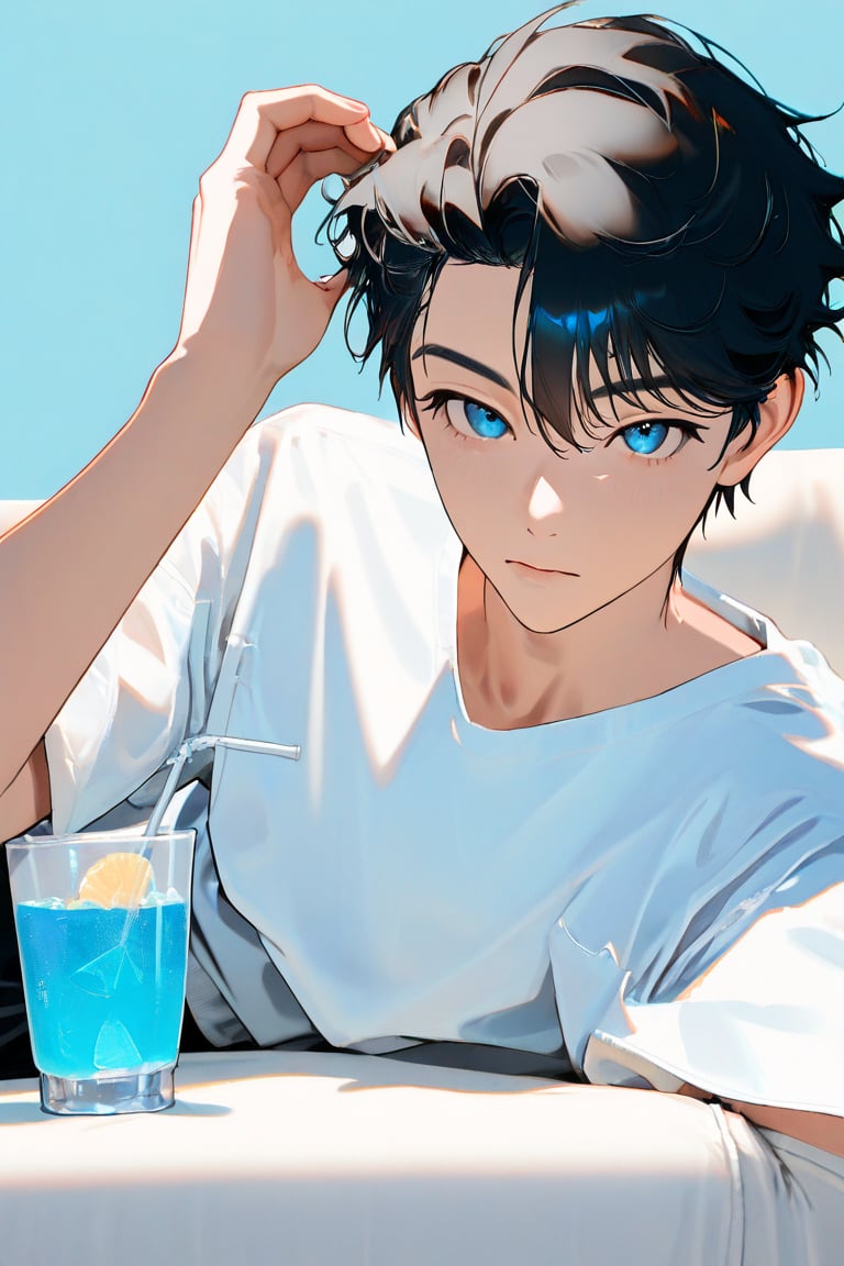 1boy,  male,  short black hair by Kuang Ji on Tensor.Art