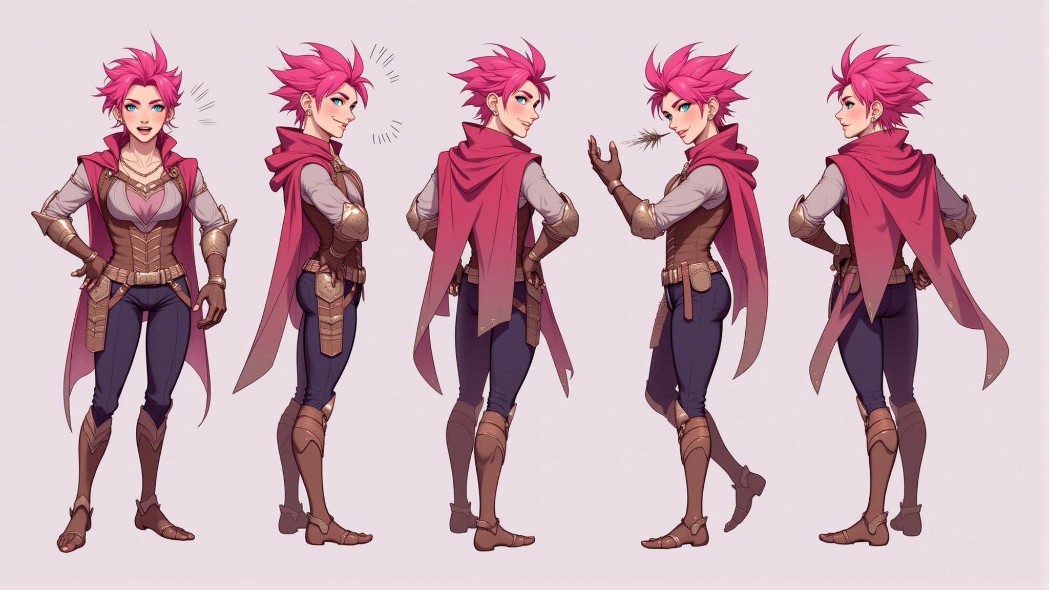 Positive prompt:character concept,  multiple angles,  multiple full body poses by _Envy_ on Tensor.Art