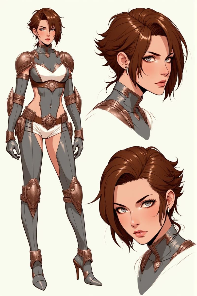 Positive prompt:character concept,  multiple angles,  multiple full body poses by _Envy_ on Tensor.Art