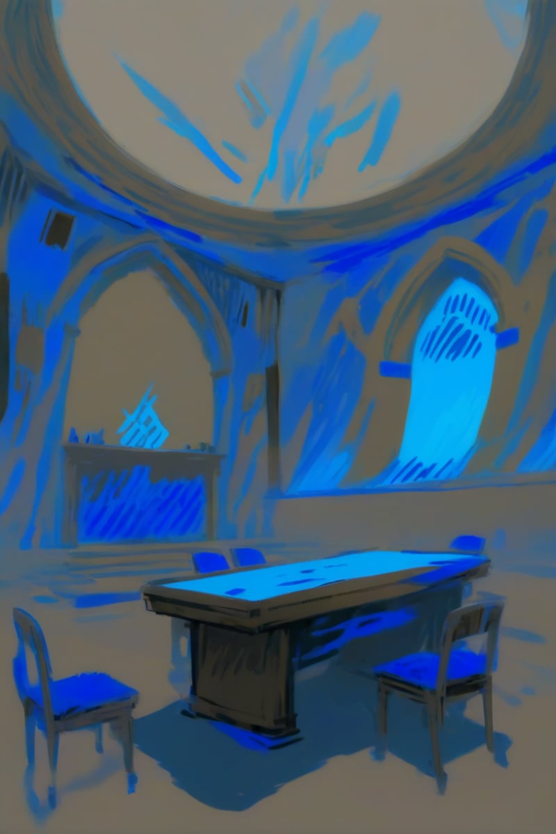 lineart,  blue oil pastel sketch on simple background,  anime style by _Envy_ on Tensor.Art