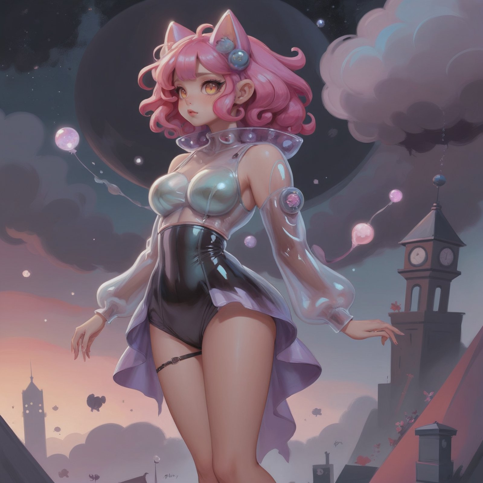 anime fine art digital painting,  1girl,  woman by _Envy_ on Tensor.Art