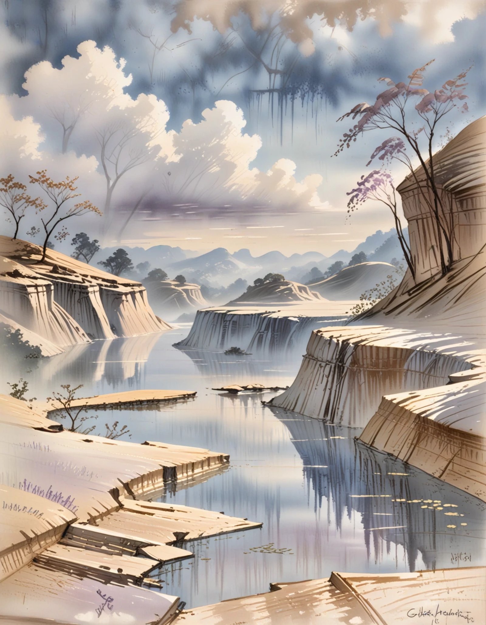 morning,  blue sky,  clouds by _Envy_ on Tensor.Art