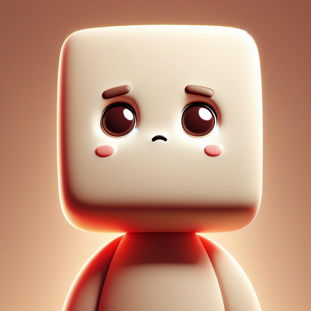 tofuhero looking sad and looking up by user_843033915051632822 on Tensor.Art