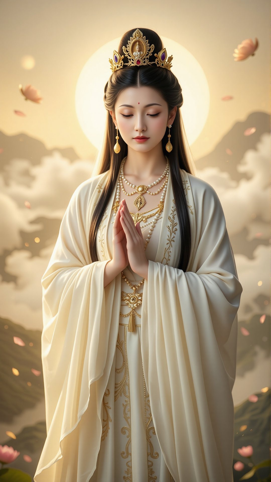 Chinese Guanyin,  masterpiece,  ultra high resolution by FuturEvoLab on Tensor.Art