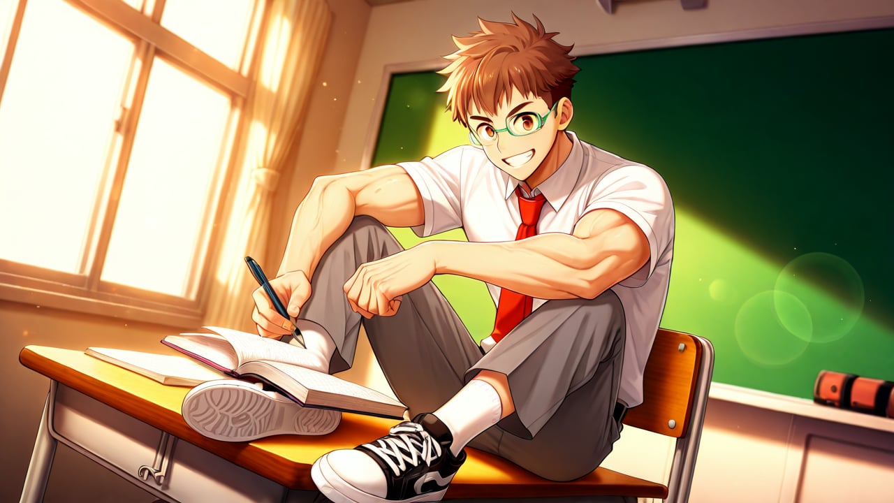 1boy,  male_only,  16 years-old boy by SynthesianArc on Tensor.Art