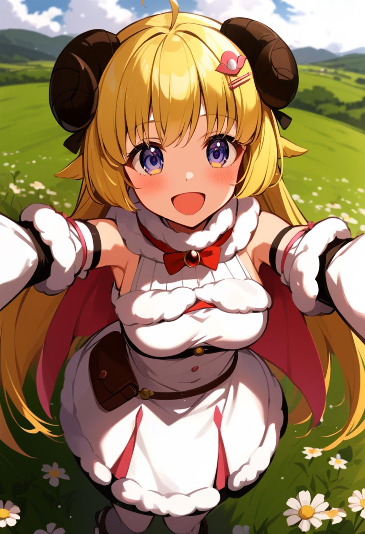 WatameBase,  very long hair,  ahoge by ChameleonAI on Tensor.Art