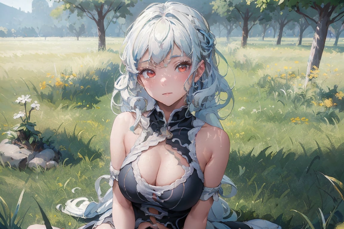 Trina,  1girl,  Long White Hair by THOA on Tensor.Art