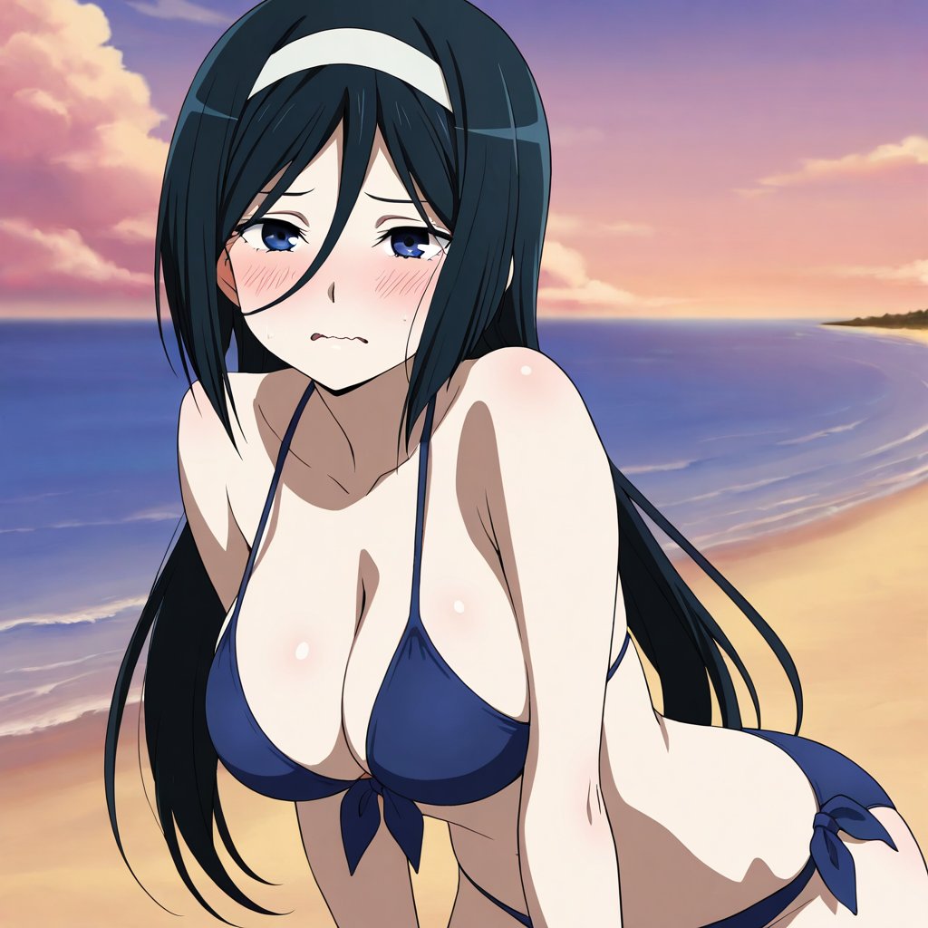 Irisu fuyumi (Hyouka),  black hair,  long hair by A1tan on Tensor.Art